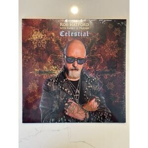 Rob Halford Signed/Autographed Celestial Vinyl LP Record Judas Priest #3